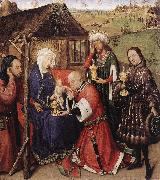 DARET, Jacques Altarpiece of the Virgin dfdsg USA oil painting reproduction